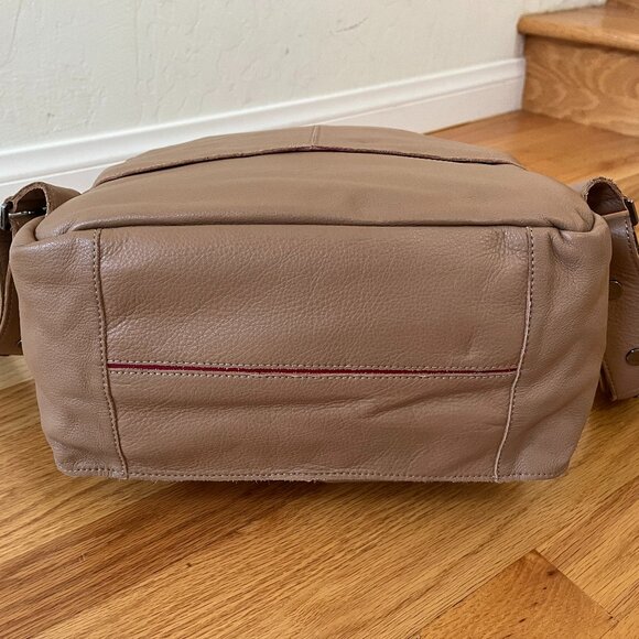 HAMMITT Montana Backpack Laptop XL Biscotti Tan Gunmetal Orig $925 RARE COLOR! - Picture 4 of 9